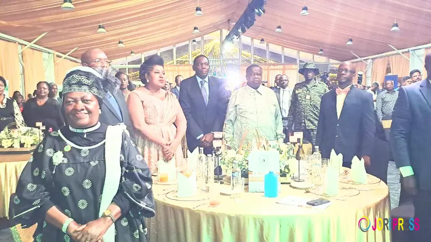 MWE Minister Kahinda Otafire cautions wetland encroachers at the 3rd NEMA Environment sustainable awards
