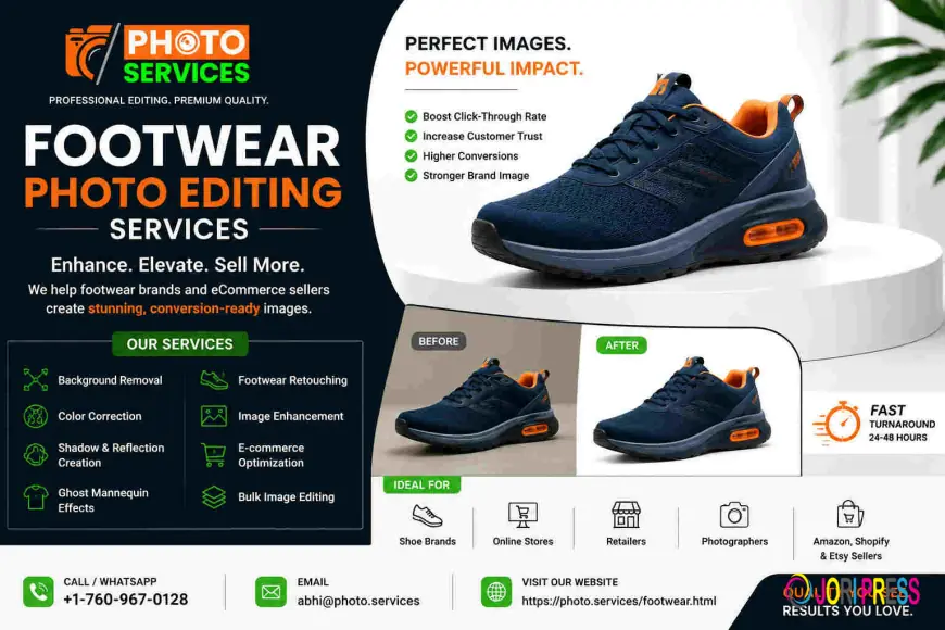 Best Background Styles for Footwear E-Commerce Images