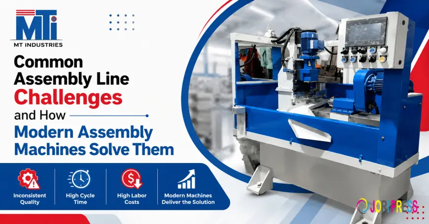 Common Assembly Line Challenges and How Modern Assembly Machines Solve Them
