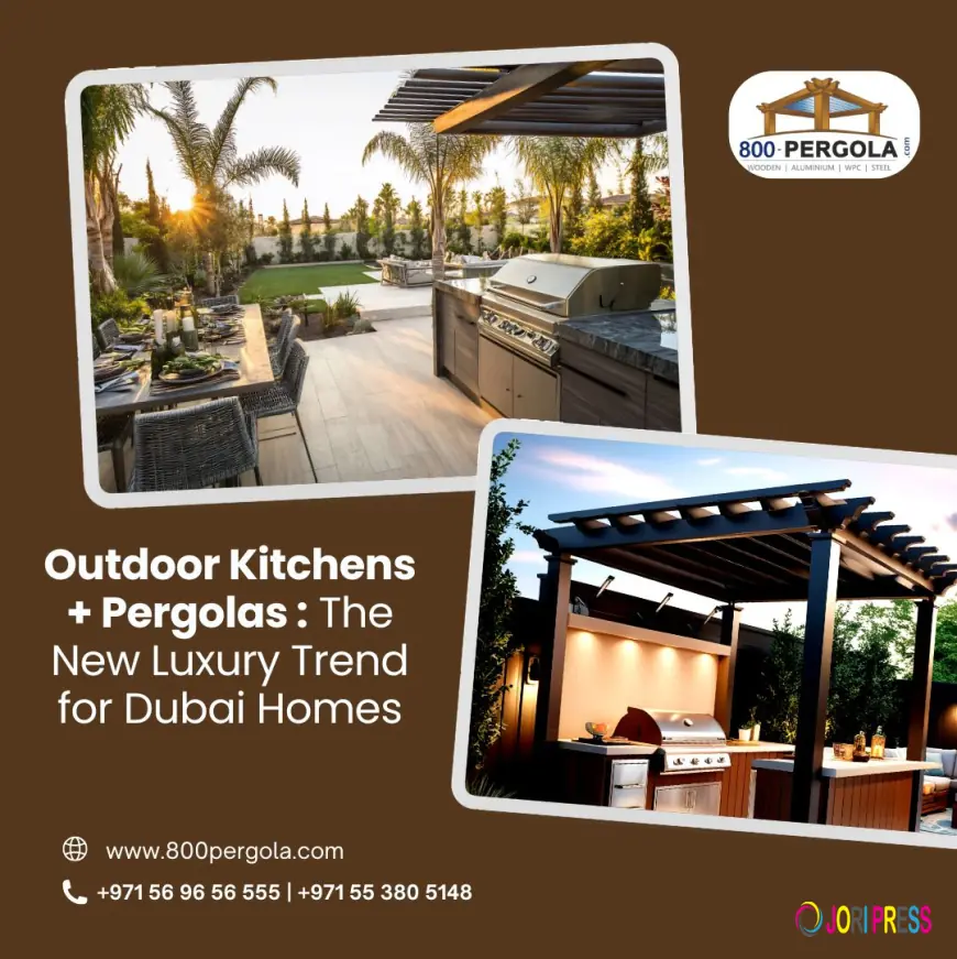 Outdoor Kitchens + Pergolas: The New Luxury Trend for Dubai Homes