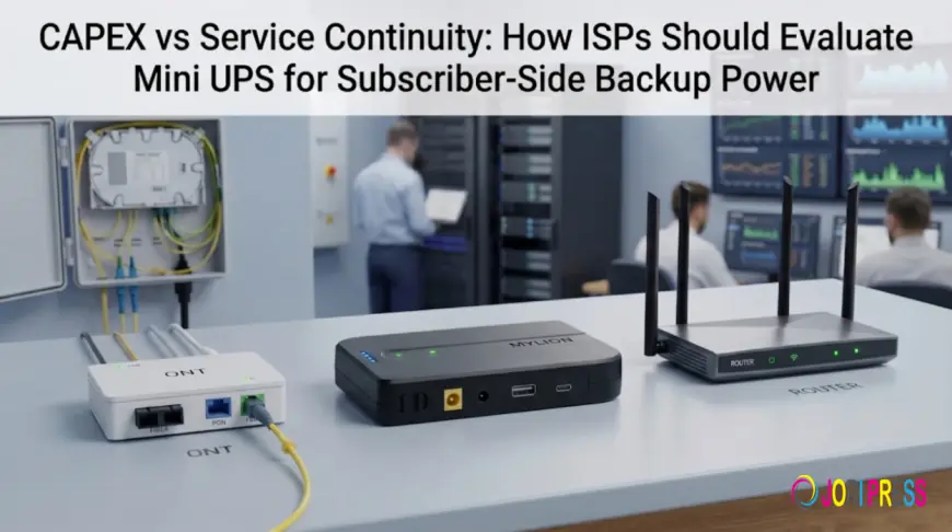 Why Fiber Internet Equipment Needs Dedicated Backup Power