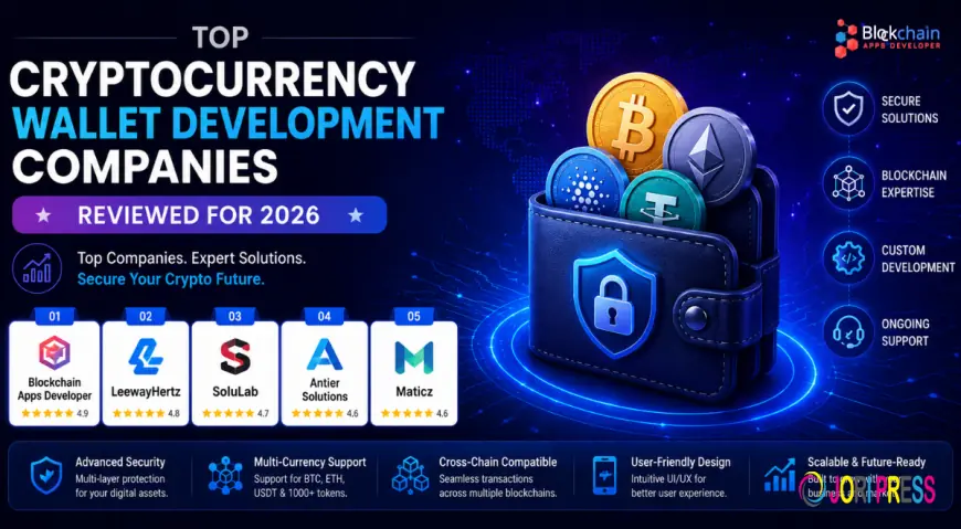 Top Cryptocurrency Wallet Development Companies Reviewed for 2026