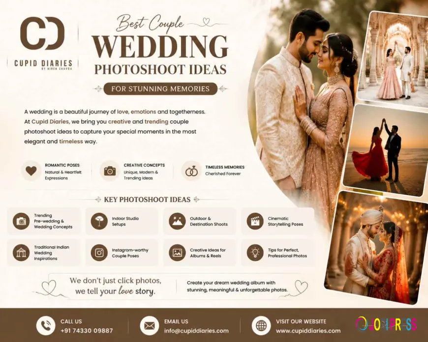 Best Couple Wedding Photoshoot Ideas for Stunning Memories – Cupid Diaries