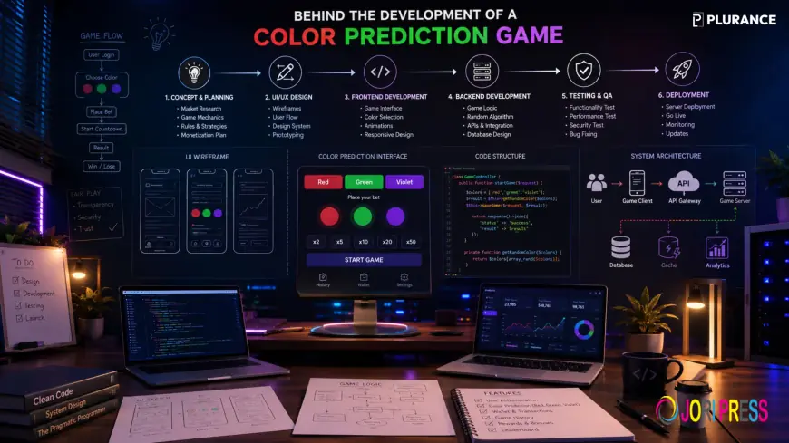 What Happens Behind the Development of a Color Prediction Game?