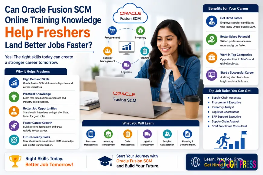 Can Oracle Fusion SCM Online Training Knowledge Help Freshers Land Better Jobs Faster?