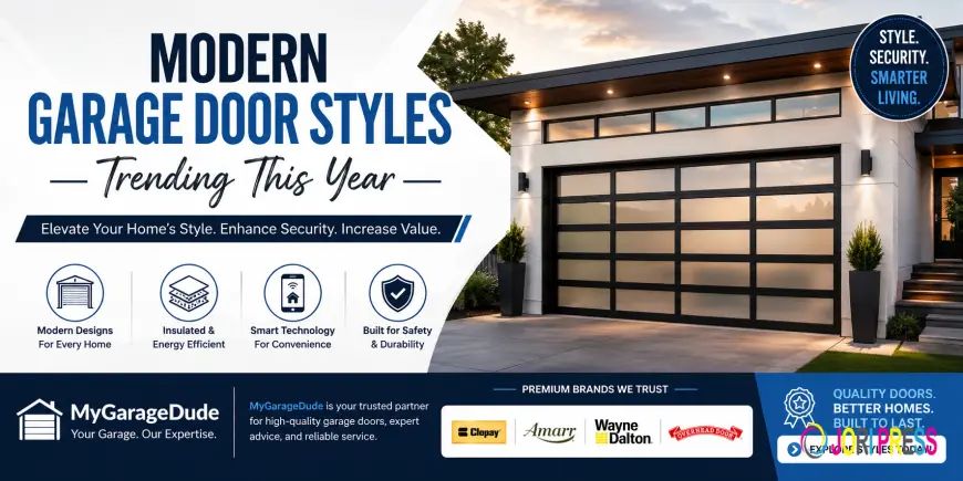 Modern Garage Door Styles Trending This Year