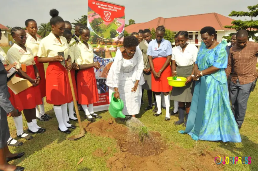 Minister Nabakooba guides Mityana school girls on how to realize their future