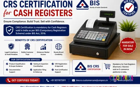 CRS Certification for CASH REGISTERS