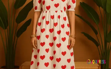 White Dress with Red Hearts: The Trend Everyone Is Talking About