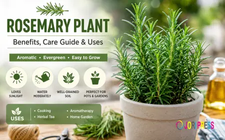 Rosemary Plant: Benefits, Care Guide, Uses & Growing Tips