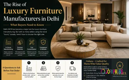 The Rise of Luxury Furniture Manufacturers in Delhi — What Buyers Need to Know