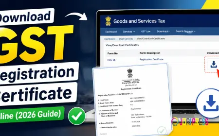 How to Download GST Certificate Online (2026): Step-by-Step Guide