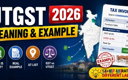 What Is UTGST? Meaning, Applicability & Tax Rates Explained (2026)
