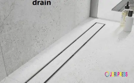 BetterDrain Recessed Linear Drain Design Systems