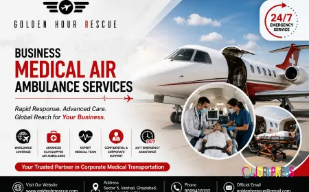 Business Medical Air Ambulance Services: Reliable Emergency Medical Transportation for Corporate Travelers and Global Workforce