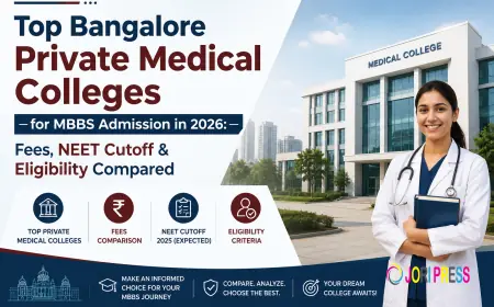 Top Bangalore Private Medical Colleges for MBBS Admission in 2026: Fees, NEET Cutoff & Eligibility Compared