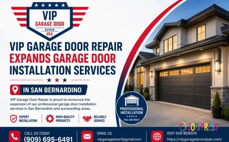VIP Garage Door Repair Expands Garage Door Installation Services in San Bernardino