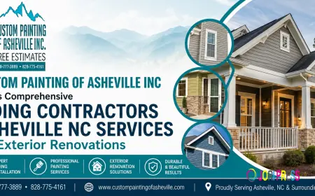 Custom Painting of Asheville Inc Offers Comprehensive Siding Contractors Asheville NC Services for Exterior Renovations