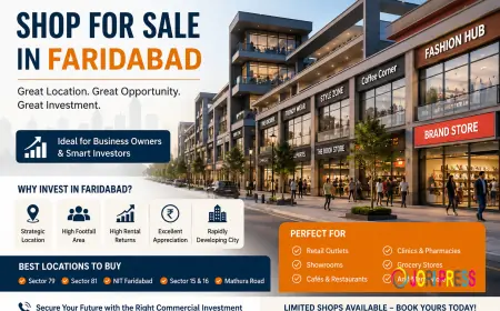 Shop for Sale in Faridabad: A Complete Investment Guide for Business Owners and Investors (2026)