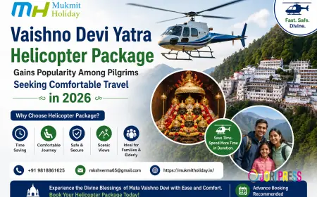 Vaishno Devi Yatra Helicopter Package Gains Popularity Among Pilgrims Seeking Comfortable Travel in 2026