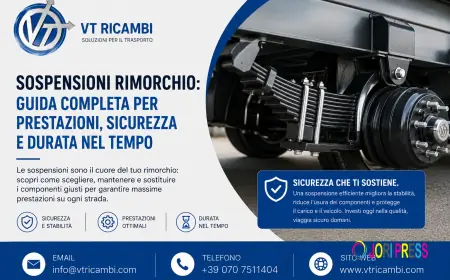 Sospensioni Rimorchio: Guida Completa per Prestazioni, Sicurezza e Durata nel Tempo