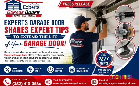 Experts Garage Door Shares Expert Tips to Extend the Life of Your Garage Door