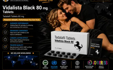 Vidalista Black 80 mg Price USA for Treat Erectile Dysfunction - Oddway