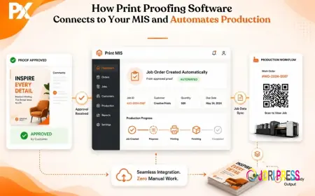 How Print Proofing Software Connects to Your MIS and Automates Production