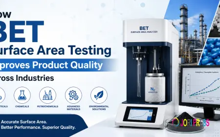 How BET Surface Area Testing Improves Product Quality Across Industries