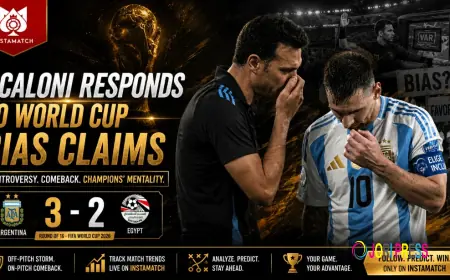Scaloni Answers World Cup Fixing Claims: Follow the Story on Instamatch