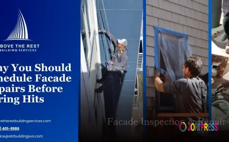How Early Facade Repair Services Protect Commercial Buildings After Winter