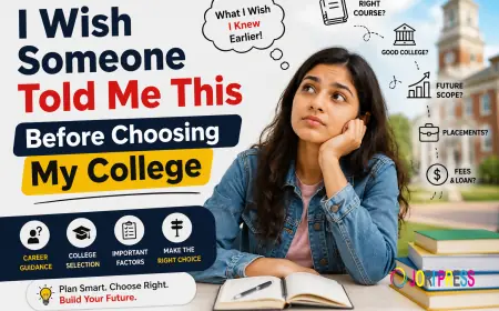 I Wish Someone Told Me This Before Choosing My College