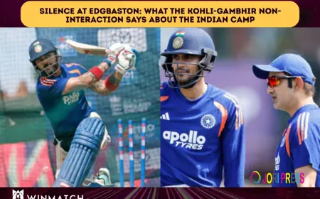 Silence at Edgbaston: What the Kohli-Gambhir Non-Interaction Says About the Indian Camp