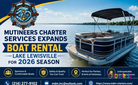 Mutineers Charter Services Expands Boat Rental Lake Lewisville for 2026 Season
