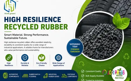 Why High Resilience Recycled Rubber Is a Smart Industrial Choice