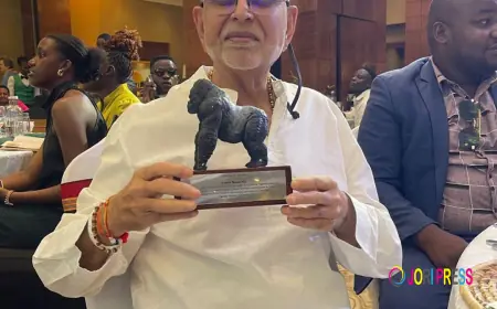 Tycoon Sudhir Honored with the Prestigious Tourism Silverback Award
