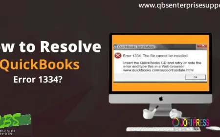How to Get Rid of QuickBooks Error 1334 Permanently