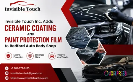 Invisible Touch Inc. Adds Ceramic Coating and Paint Protection Film to Bedford Auto Body Shop