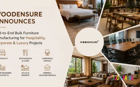 Woodensure Announces End-to-End Bulk Furniture Manufacturing for Hospitality, Corporate & Luxury Projects
