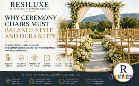 Why Ceremony Chairs Must Balance Style and Durability | Resiluxe