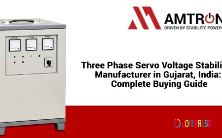 Three Phase Servo Voltage Stabilizer Manufacturer in Gujarat India