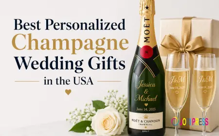 Best Personalized Champagne Wedding Gifts in the USA: Luxury Gift Ideas Couples Will Treasure Forever
