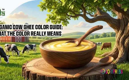 Organic Cow Ghee Color Guide: What the Color Really Means
