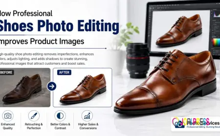 How Professional Shoes Photo Editing Improves Product Images