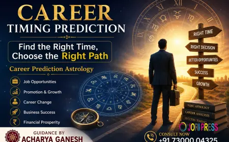 Career Timing Prediction: How Career Prediction Astrology Can Help You Make the Right Career Decisions – By Acharya Ganesh