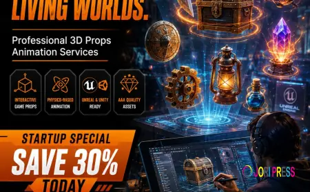 The Silent Heroes of Every Immersive Game World How Professional 3D Props Animation Services Shape Modern Game Development: