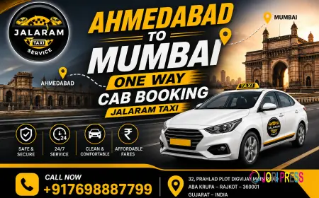 Best Ahmedabad to Mumbai One Way Cab Booking for Safe and Comfortable Rides