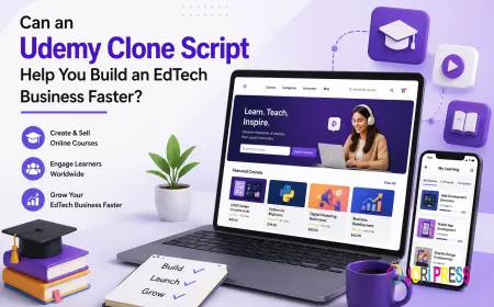 Can an Udemy Clone Script Help You Build an EdTech Business Faster?