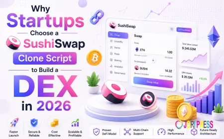 SushiSwap Clone Script – Build Your Own DeFi Exchange with Advanced Trading Features