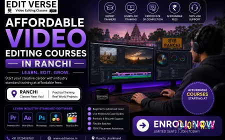 Affordable Video Editing Courses in Ranchi – Professional Training by EDIT VERSE